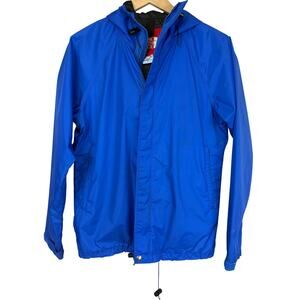 Vintage The North Face Bright Blue Gore-Tex Hooded Zip Up Jacket Made in USA